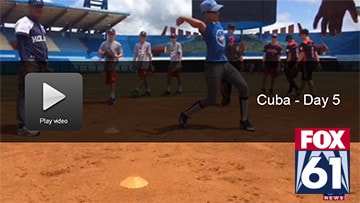 FOXNews 61 Covers The US-Cuba Goodwill Tour 2016